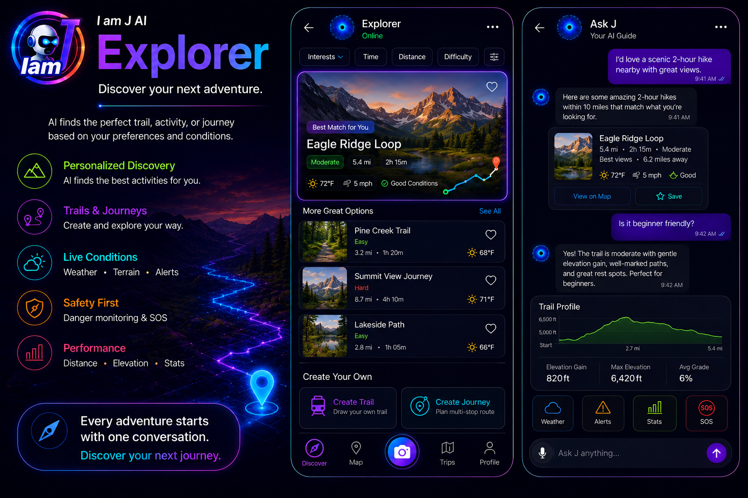 I am J AI explorer feature